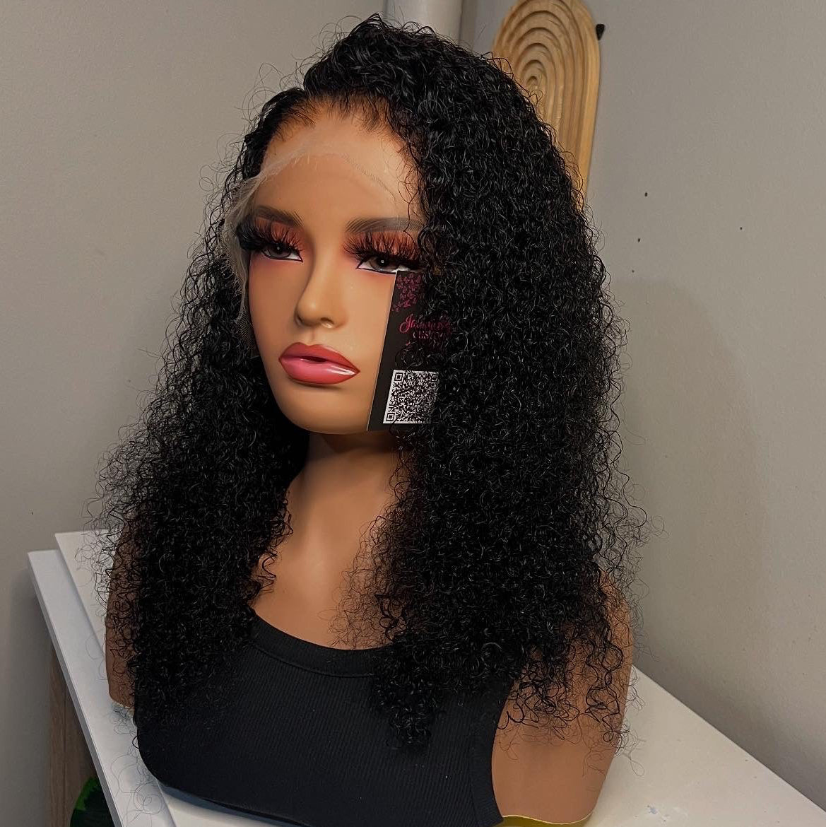 Jade™️ | HD Lace 13x6 | Burmese Curly | 18 " | 210% Density