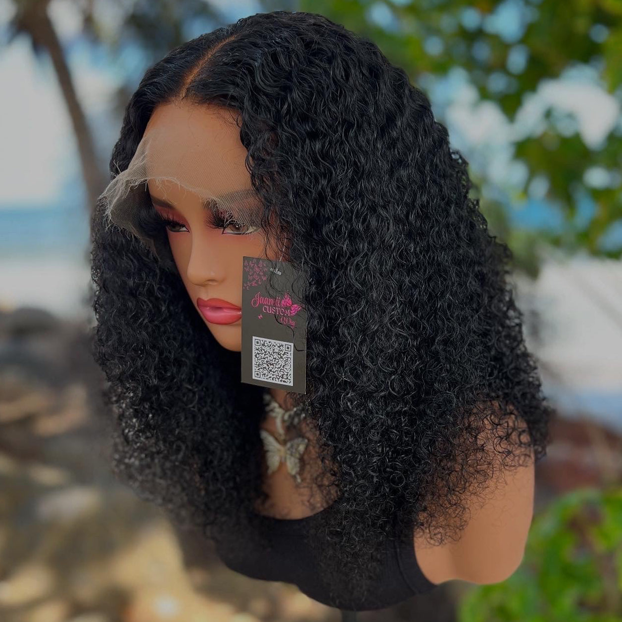 Jade™️ | HD Lace 13x6 | Burmese Curly | 18 " | 210% Density