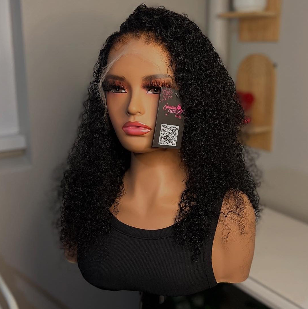 Jade™️ | HD Lace 13x6 | Burmese Curly | 18 " | 210% Density