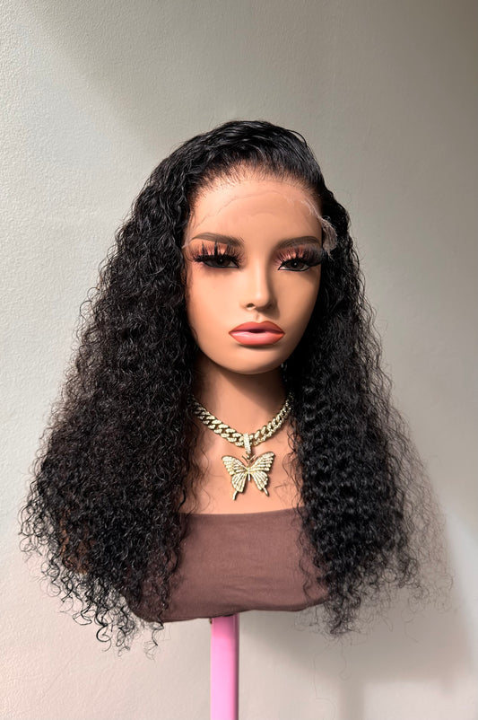 Naïa™️ | HD Lace 7x7 | Water Curly | 18" | 180% Density